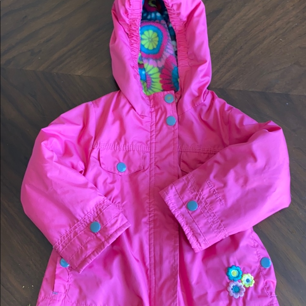 Carter’s lightweight coat with hood